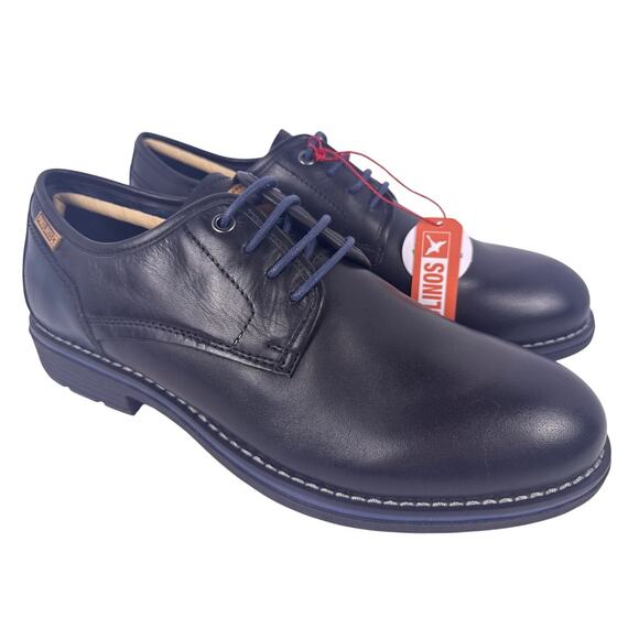 Pikolinos York Oxford Casual Shoe Men\'s 8 41 Calfskin Leather Black Blue Lace up main image 10